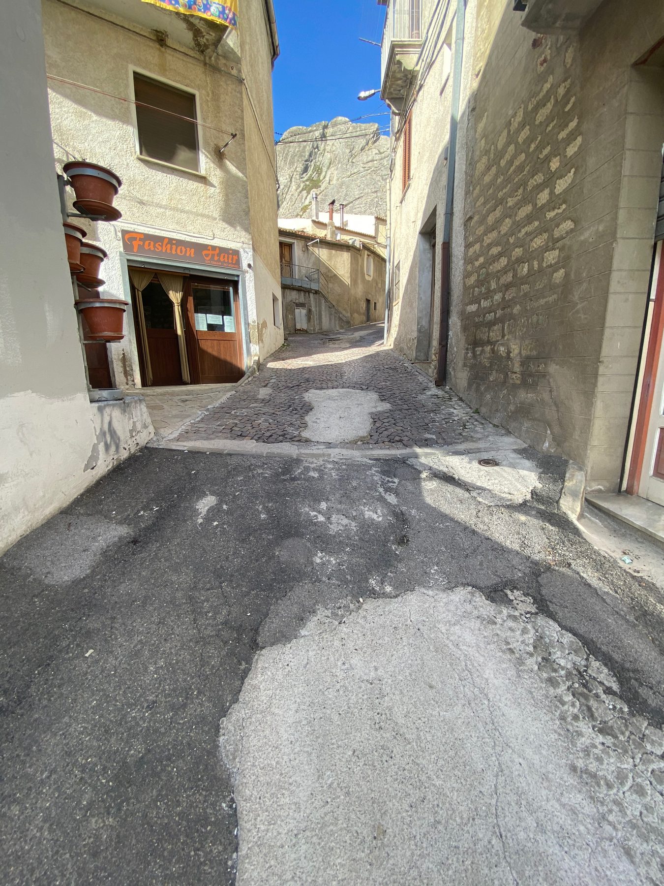 Via Cavour prima dell'intervento &mdash; 3