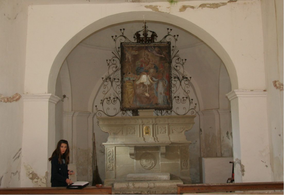 Interno prima dell'intervento, vista 1