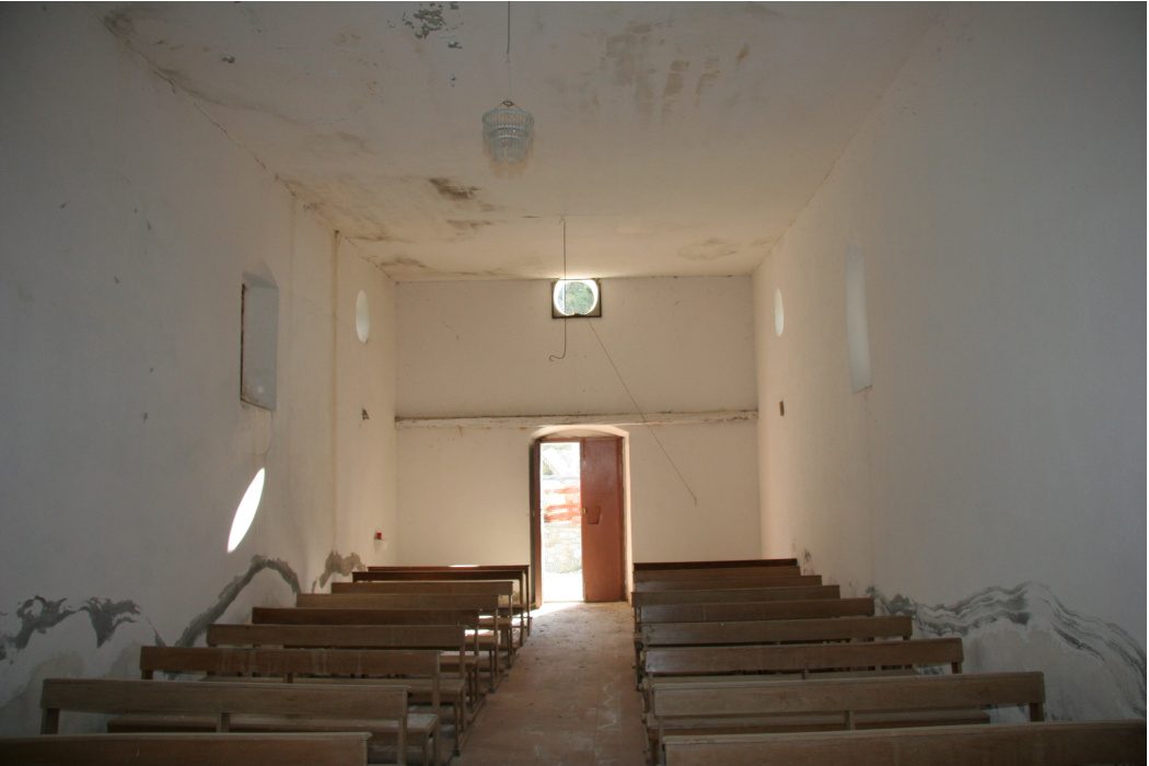 Cappella di San Cataldo prima dell'intervento, navata